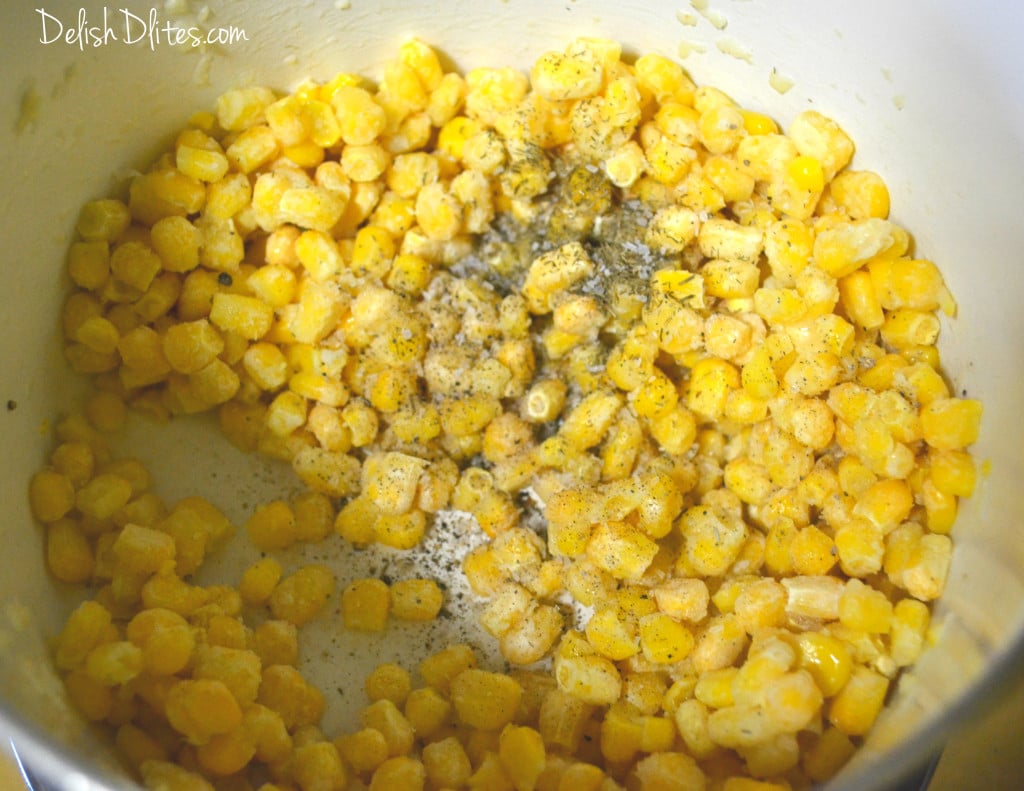 Buttery Garlic and Dill Corn | Delish D'Lites