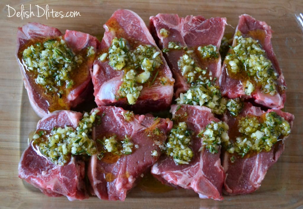 Garlic & Rosemary Lamb Chops | Delish D'Lites