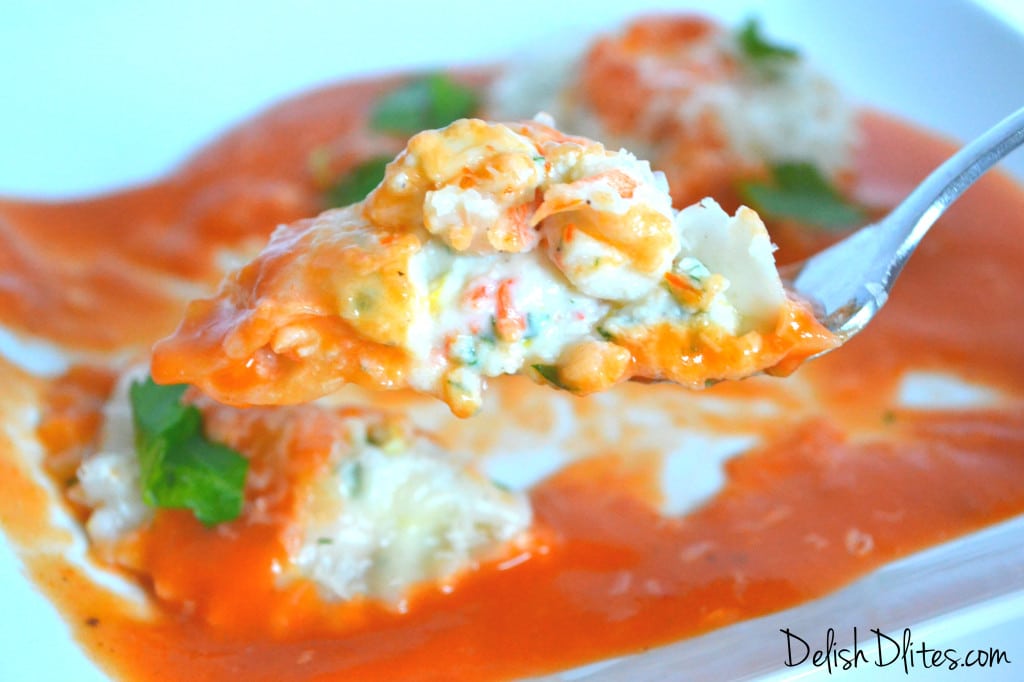 Shrimp Scampi Ravioli | Delish D'Lites