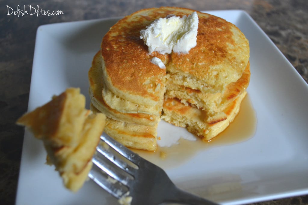 Easy Homemade Pancakes | Delish D'Lites