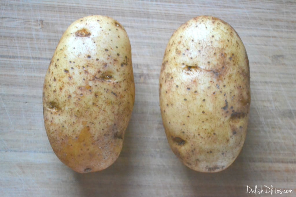 Hasselback Potatoes with Macadamia Nut Pesto | Delish D'Lites