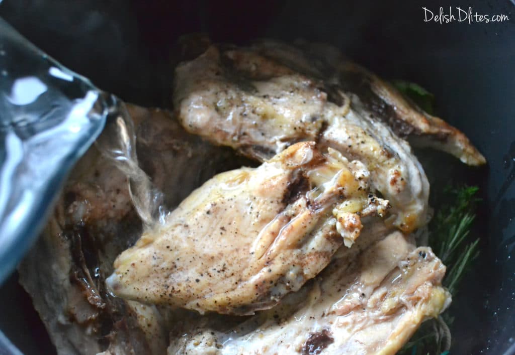 Homemade Chicken Stock | Delish D'Lites