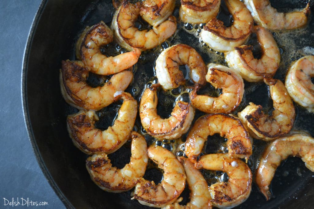 Blackened Shrimp Po' Boys | Delish D'Lites
