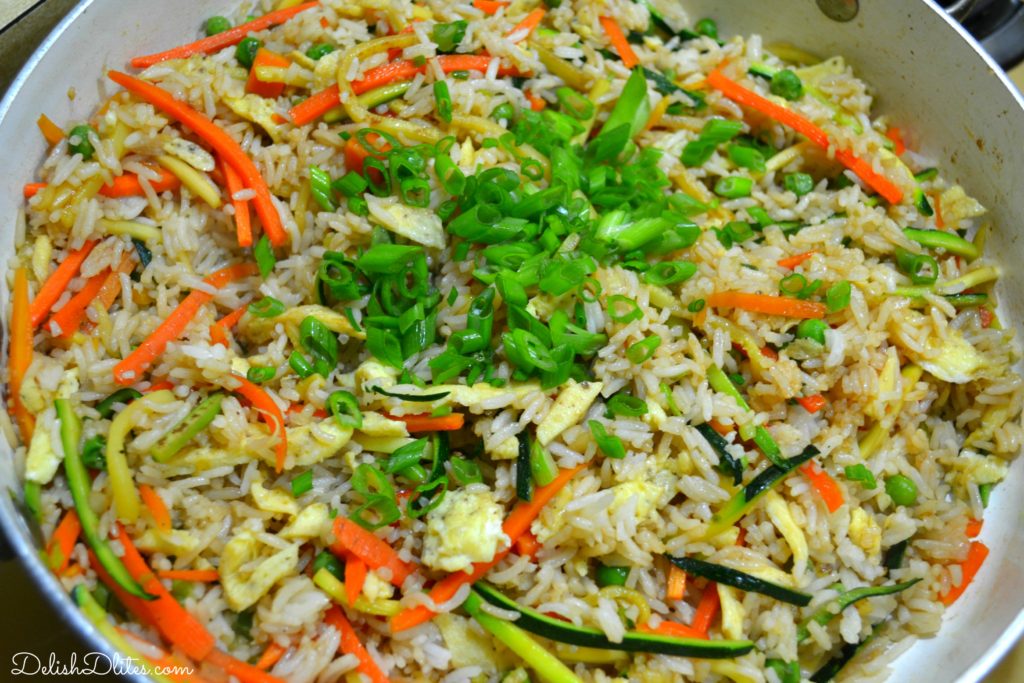 Veggie Fried Rice | Delish D'Lites