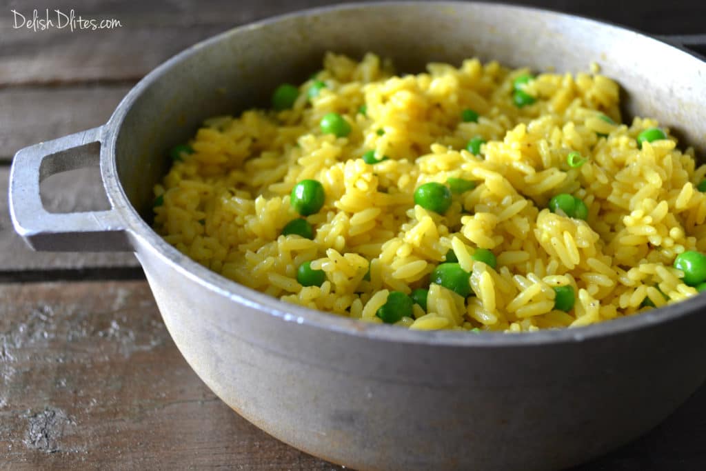 Arroz Amarillo (Spanish Yellow Rice) | Delish D'Lites