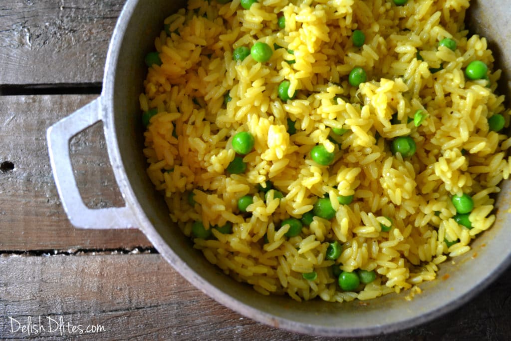 Arroz Amarillo (Spanish Yellow Rice) | Delish D'Lites