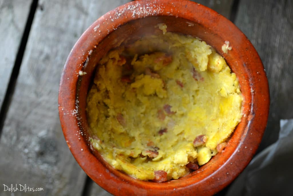 Caldo De Pollo Con Mofongo (Puerto Rican Chicken Soup)