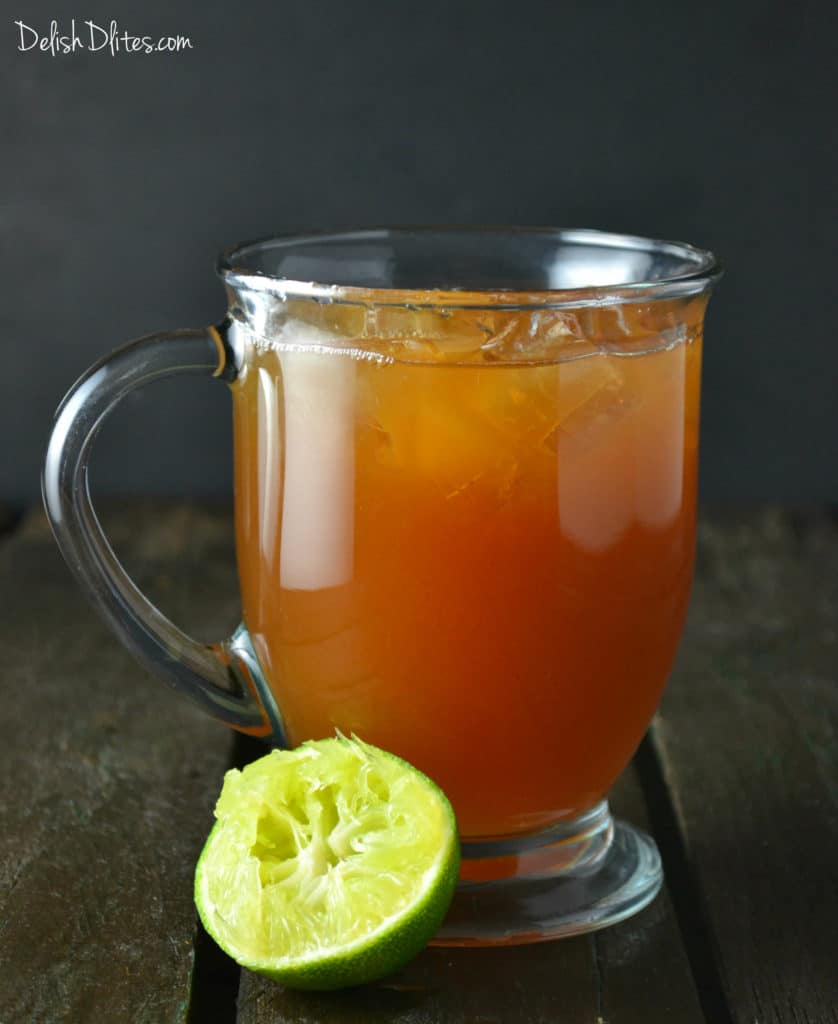 Aguapanela con Limon (Sugarcane Lime Drink) | Delish D'Lites