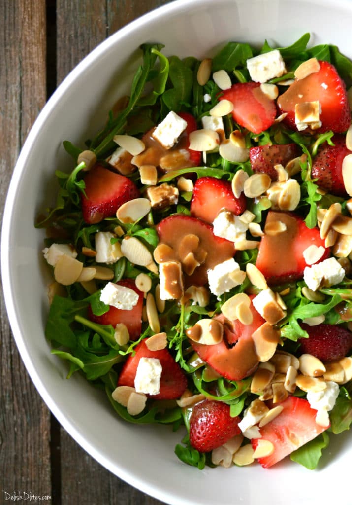 Strawberry, Arugula and Feta Salad |Delish D'Lites