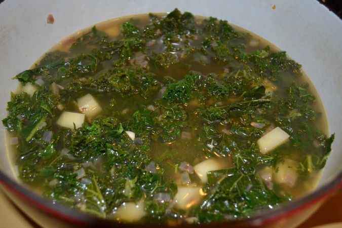 Caldo Verde (Portuguese Kale & Chorizo Soup) | Delish D'Lites