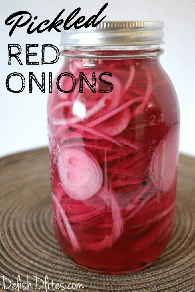 Pickled Red Onions | Delish D'Lites