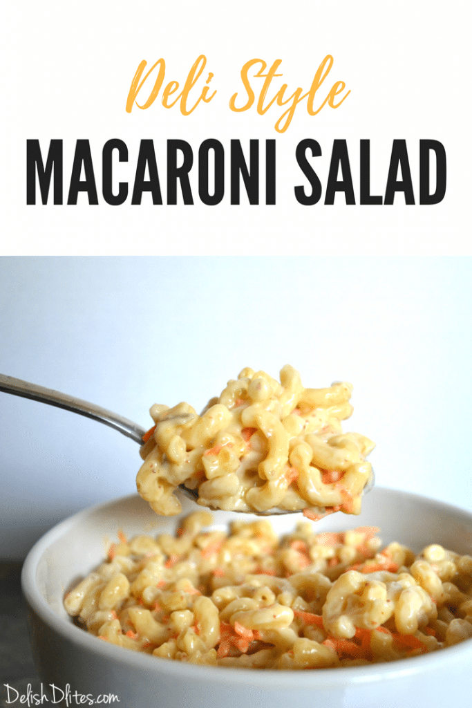 Deli Style Macaroni Salad | Delish D'Lites