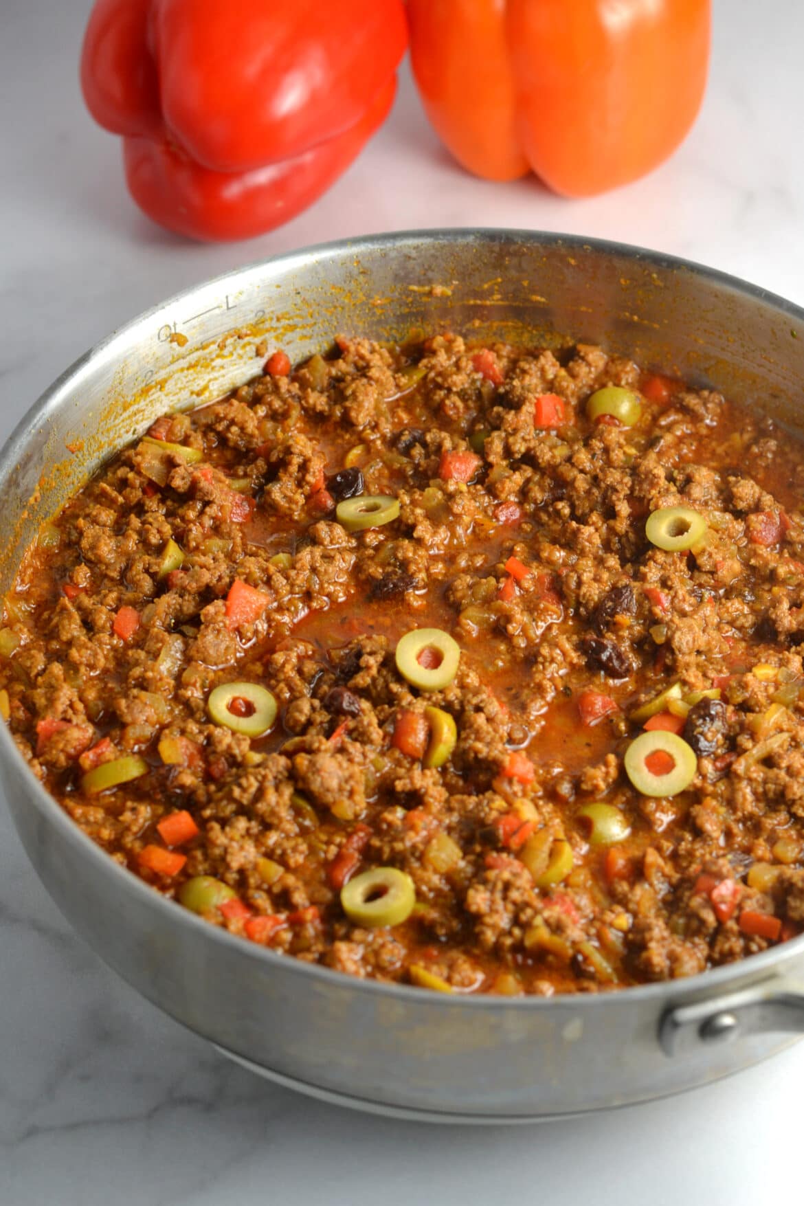 Puerto Rican Picadillo (Stewed Ground Beef) - Delish D'Lites