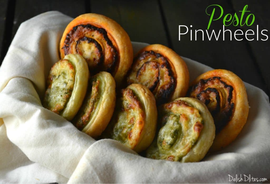 Pesto Puff Pastry Pinwheels Delish D Lites