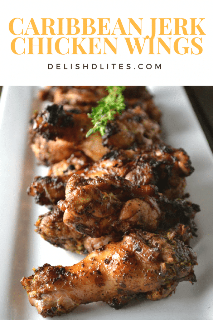 Caribbean Jerk Chicken Wings | Delish D'Lites