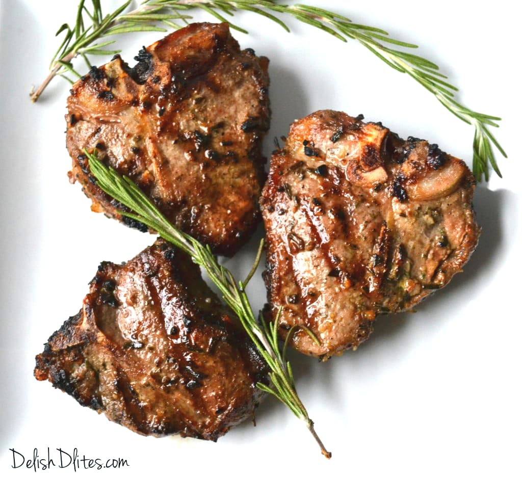 Marinated Lamb Chops with Garlic and Herbs Recipe - Rachel Cooks®