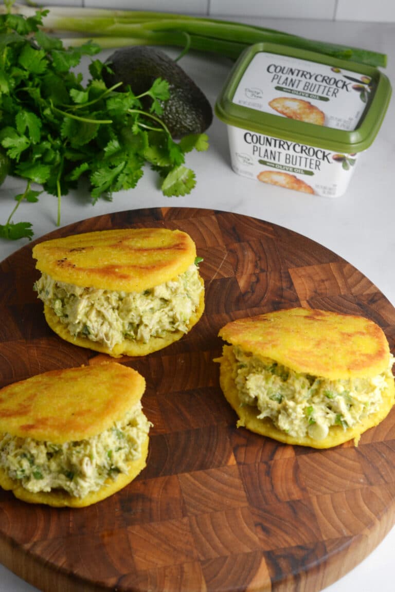 Reina Pepiada Arepas Venezuelan Stuffed Arepas Delish D Lites