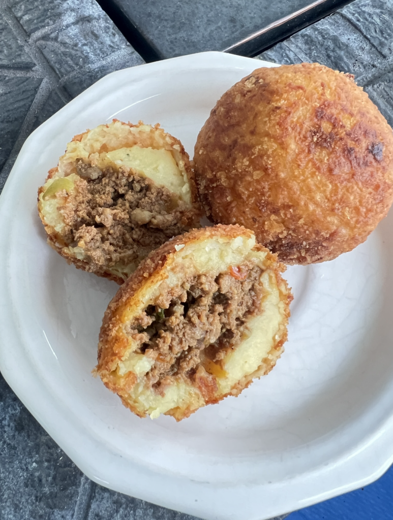 Puerto Rican Papas Rellenas (Stuffed Potato Balls) - Delish D'Lites
